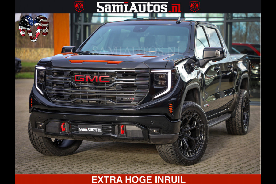 GMC Sierra AT4 6.2 V8 | Alle opties | VIRTUAL COCKPIT | DC | RAM DEALER NEDERLAND | Dubbele Cabine met Royale 5 Zitplaatsen | BPM vrij | Nu Leverbaar uit Voorraad | Voorraad Nr 238919 |