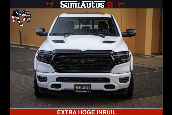 Dodge Ram 1500 Limited Night | 5.7 V8 Hemi Full Option | Comfortabele Dubbele Cabine met Royale 5 Zitplaatsen | De Meest Luxe en Volle Pick-Up in zijn Klasse | BPM vrij | Nu Leverbaar uit Voorraad | Voorraad Nr v45lpr