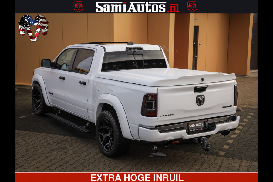 Dodge Ram 1500 Limited Night | 5.7 V8 Hemi Full Option | Comfortabele Dubbele Cabine met Royale 5 Zitplaatsen | De Meest Luxe en Volle Pick-Up in zijn Klasse | BPM vrij | Nu Leverbaar uit Voorraad | Voorraad Nr v45lpr