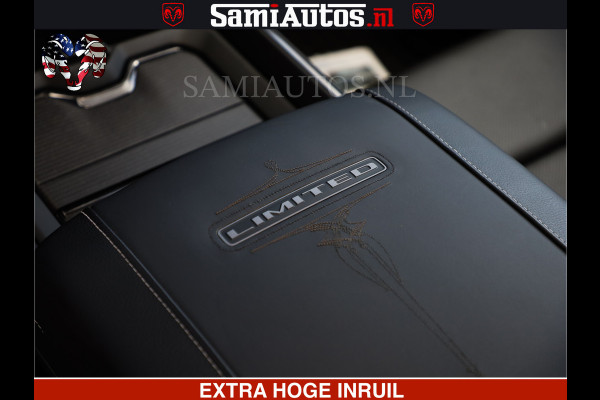 Dodge Ram 1500 Limited Night | 5.7 V8 Hemi Full Option | Comfortabele Dubbele Cabine met Royale 5 Zitplaatsen | De Meest Luxe en Volle Pick-Up in zijn Klasse | BPM vrij | Nu Leverbaar uit Voorraad | Voorraad Nr v45lpr