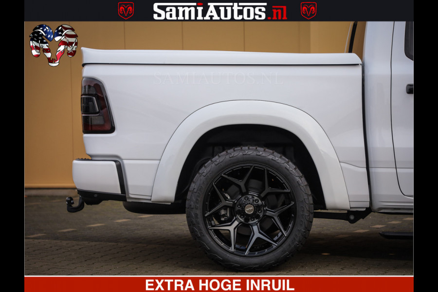 Dodge Ram 1500 Limited Night | 5.7 V8 Hemi Full Option | Comfortabele Dubbele Cabine met Royale 5 Zitplaatsen | De Meest Luxe en Volle Pick-Up in zijn Klasse | BPM vrij | Nu Leverbaar uit Voorraad | Voorraad Nr v45lpr