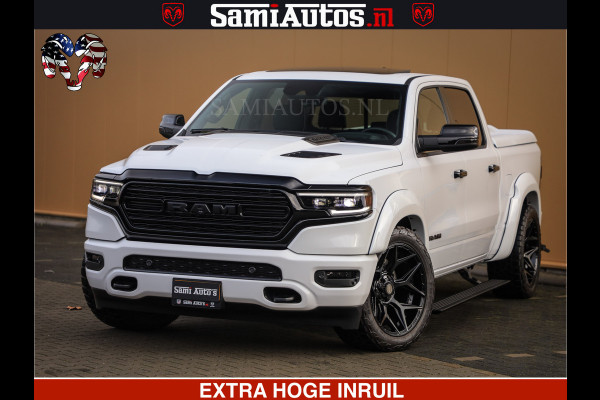 Dodge Ram 1500 Limited Night | 5.7 V8 Hemi Full Option | Comfortabele Dubbele Cabine met Royale 5 Zitplaatsen | De Meest Luxe en Volle Pick-Up in zijn Klasse | BPM vrij | Nu Leverbaar uit Voorraad | Voorraad Nr v45lpr