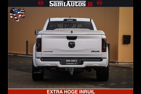 Dodge Ram 1500 Limited Night | 5.7 V8 Hemi Full Option | Comfortabele Dubbele Cabine met Royale 5 Zitplaatsen | De Meest Luxe en Volle Pick-Up in zijn Klasse | BPM vrij | Nu Leverbaar uit Voorraad | Voorraad Nr v45lpr