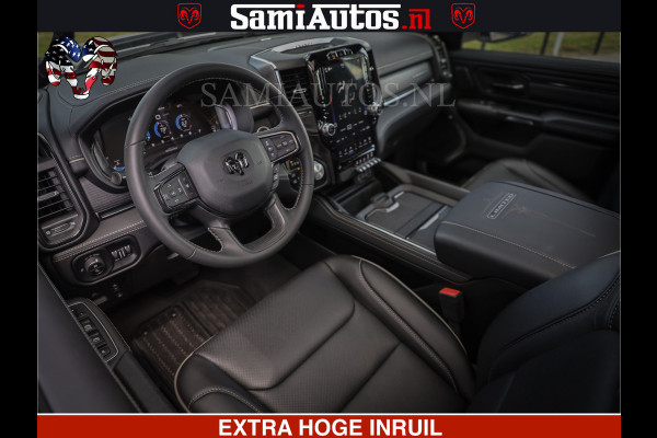 Dodge Ram 1500 Limited Night | 5.7 V8 Hemi Full Option | Comfortabele Dubbele Cabine met Royale 5 Zitplaatsen | De Meest Luxe en Volle Pick-Up in zijn Klasse | BPM vrij | Nu Leverbaar uit Voorraad | Voorraad Nr v45lpr