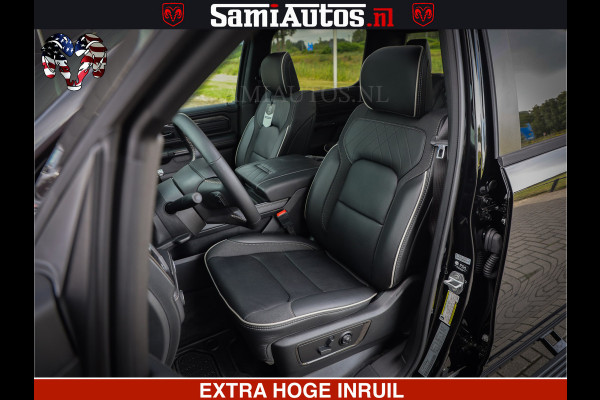 Dodge Ram 1500 Limited Night H.O 540HP 706Nm | Massage + Full Option | De Meest Luxe en Volle Pick-Up in zijn Klasse | Comfortabele Dubbele Cabine met Royale 5 Zitplaatsen | BPM vrij | Nu Leverbaar uit Voorraad | Voorraad Nr 2348 - 5158