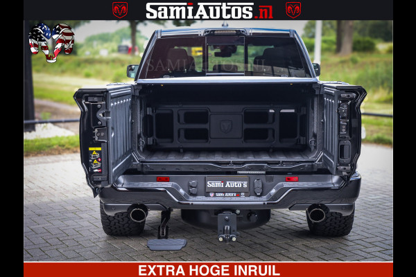 Dodge Ram 1500 Limited Night H.O 540HP 706Nm | Massage + Full Option | De Meest Luxe en Volle Pick-Up in zijn Klasse | Comfortabele Dubbele Cabine met Royale 5 Zitplaatsen | BPM vrij | Nu Leverbaar uit Voorraad | Voorraad Nr 2348 - 5158