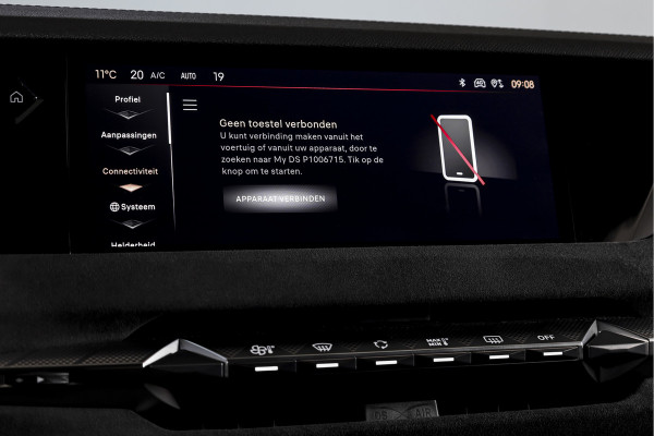 DS DS 4 E-Tense 225 PK Performance Line+ Orig. NL | Dig. Cockpit | Adapt. Cruise | Stoel-+Stuurverw. | Elek. stoelen | 360 Camera | NAV + App. Connect | ECC | Elek. Klep | Afn. Trekhaak | LM 20" |