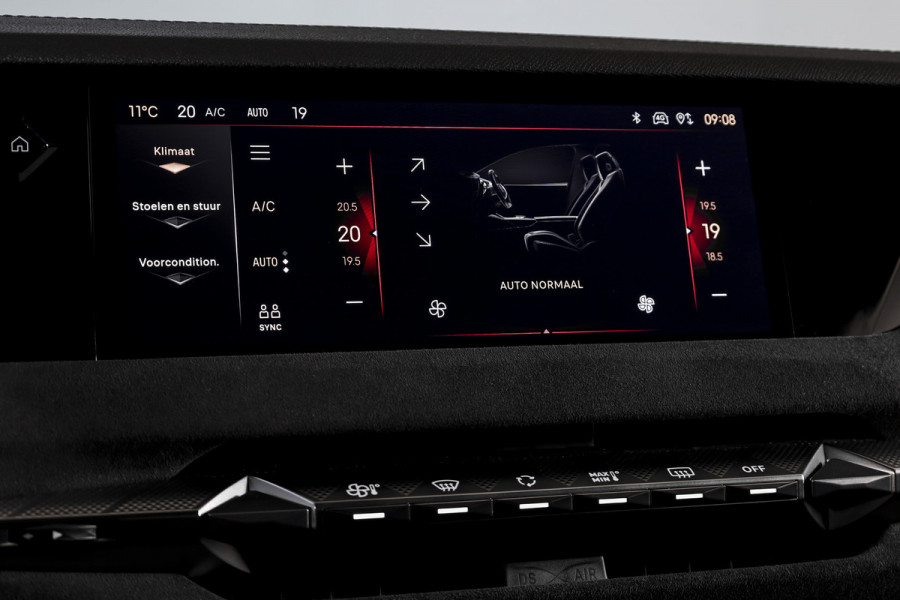 DS DS 4 E-Tense 225 PK Performance Line+ Orig. NL | Dig. Cockpit | Adapt. Cruise | Stoel-+Stuurverw. | Elek. stoelen | 360 Camera | NAV + App. Connect | ECC | Elek. Klep | Afn. Trekhaak | LM 20" |