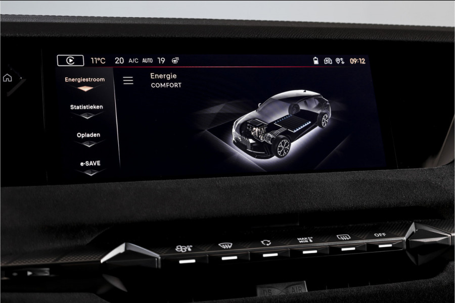 DS DS 4 E-Tense 225 PK Performance Line+ Orig. NL | Dig. Cockpit | Adapt. Cruise | Stoel-+Stuurverw. | Elek. stoelen | 360 Camera | NAV + App. Connect | ECC | Elek. Klep | Afn. Trekhaak | LM 20" |