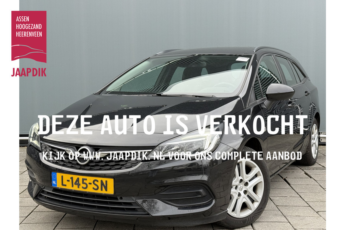 Opel Astra Sports Tourer BWJ 2021 | 1.2 131PK Edition | TREKHAAK | NAVI | CARPLAY | PDC | CRUISE | SPORTSTOELEN | AIRCO |