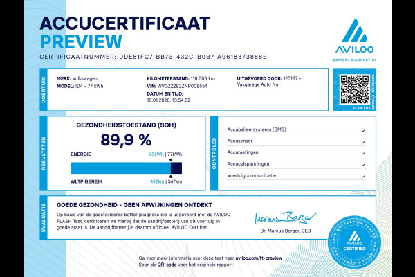Volkswagen ID.4 Business 77 kWh | Trekhaak | Stuur- en Stoelverw. | Half Leer | 20” LM