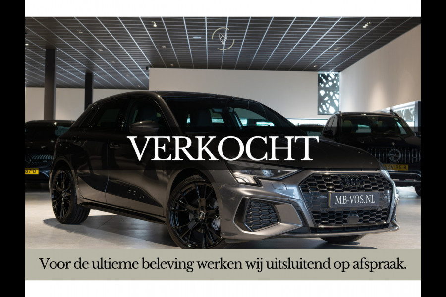 Audi A3 Sportback 30 TFSI S-Line Edition Blackline|Virtual|MMI Plus|Sound|LED|Sportstoelen|18"|Ambient|New service/apk