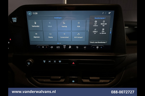 Ford Transit Custom 2.0 TDCI 136pk L2H1 Euro6 Airco | Camera | Apple Carplay | Cruisecontrol | LED Android Auto, Parkeersensoren, Verwarmde voorruit, Bijrijdersbank