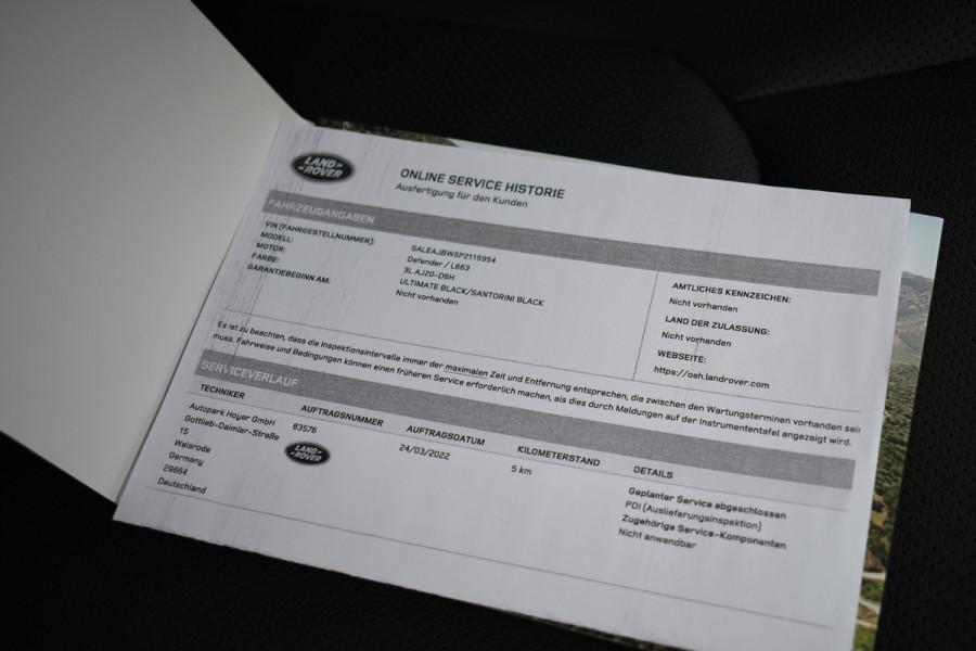 Land Rover Defender 110 3.0 D250 Rock-X Luchtv 22-Kahn Trekh Meridian El-stoel 360