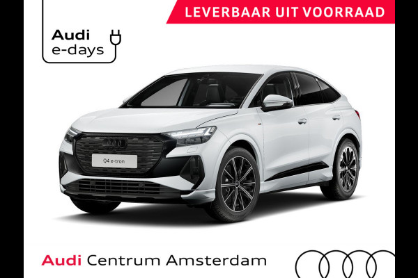 Audi Q4 Sportback e-tron 45 S edition Competition 82 kWh 286 pk | Assistentiepakket plus | Trekhaak | Ambient lichtpakket | Optiekpakket zwart plus |