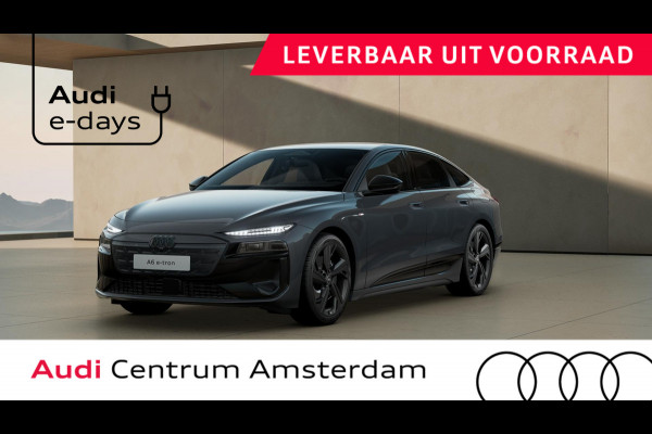 Audi A6 Sportback e-tron S edition performance 100 kWh adaptive luchtvering, omgevingscamera's, adaptive cruise control, leder interieur, winterpakket, privacy glass