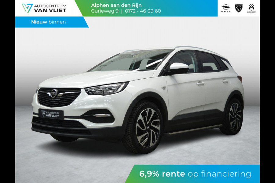 Opel Grandland X 1.2 Turbo Business + 130 PK | NAVIGATIE & CARPLAY | ACHTERUITRIJCAMERA MET SENSOREN | E.C.C. | SIDE STEPS | 19" L.M.V. MET ALL SEASON BANDEN |