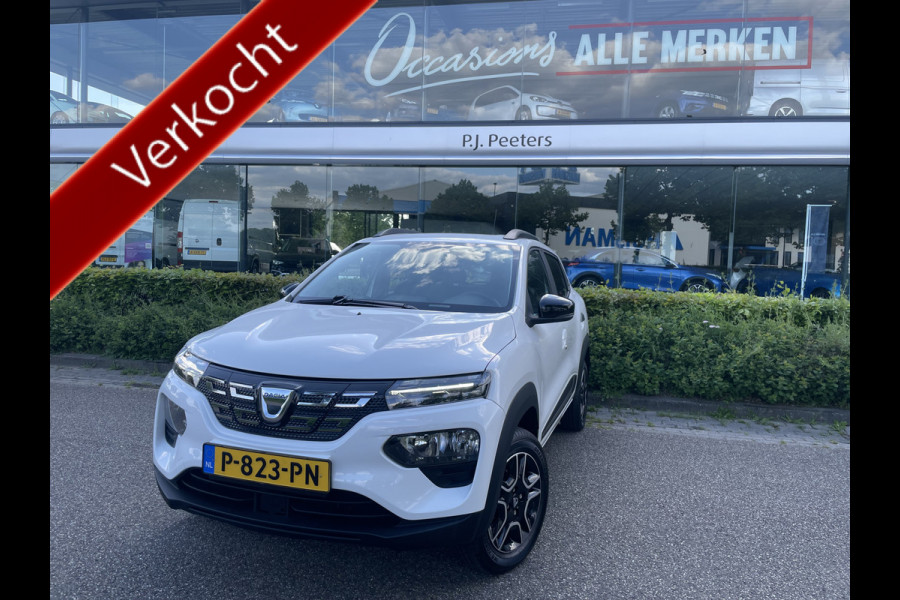 Dacia Spring Comfort Plus (Orange Pack) 27 kWh Mistlampen - Achteruitrijcamera - Airco - Navigatie - Cruise control - Parkeersensoren achter - Dakrails