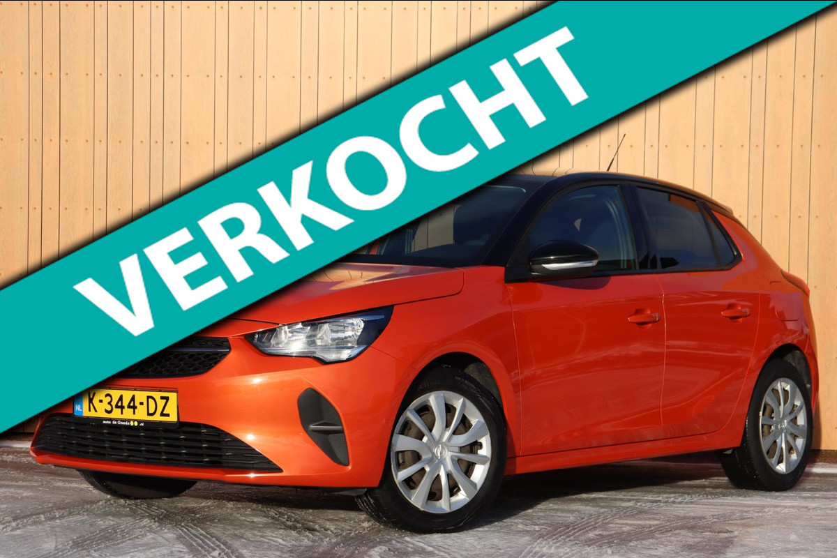 Opel Corsa 1.2Turbo Edition org. NL Navigatie Zwart dak