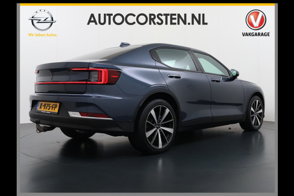 Polestar 2 408PK AWD Long Range Dual Motor 78kWh SOH 93% Trekhaak Adap.Cruise HarmanKardon®-Audio Panoramadak Apple Carplay Android Auto Na Elek.Achterklep/Stoelen Lmv 19" Google Maps Keyless Led Origineel Nederlandse Auto Dealeronderhouden 4WD