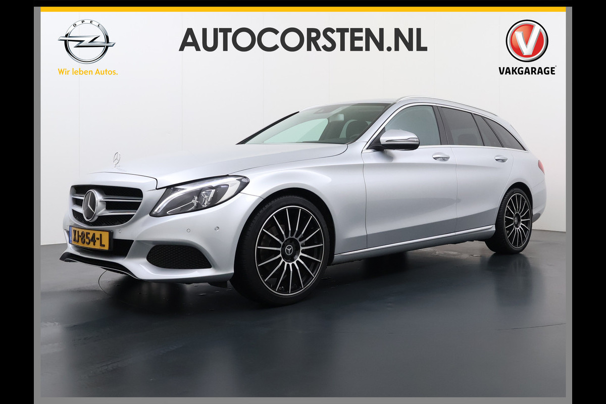 Mercedes-Benz C-Klasse Estate 180T 157PK Automaat Premium Plus Trekhaak Adap.Cruise Distronic Plus Navi Ecc Pdc Led Stoelverwarming Elek.Stoelen Elek.Achterklep Isofix Lmv 19" Bluetooth