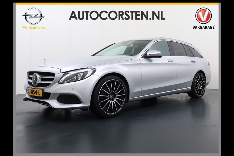 Mercedes-Benz C-Klasse Estate 180T 157PK Automaat Premium Plus Trekhaak Adap.Cruise Distronic Plus Navi Ecc Pdc Led Stoelverwarming Elek.Stoelen Elek.Achterklep Isofix Lmv 19" Bluetooth