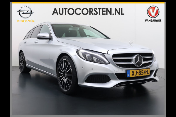 Mercedes-Benz C-Klasse Estate 180T 157PK Automaat Premium Plus Trekhaak Adap.Cruise Distronic Plus Navi Ecc Pdc Led Stoelverwarming Elek.Stoelen Elek.Achterklep Isofix Lmv 19" Bluetooth