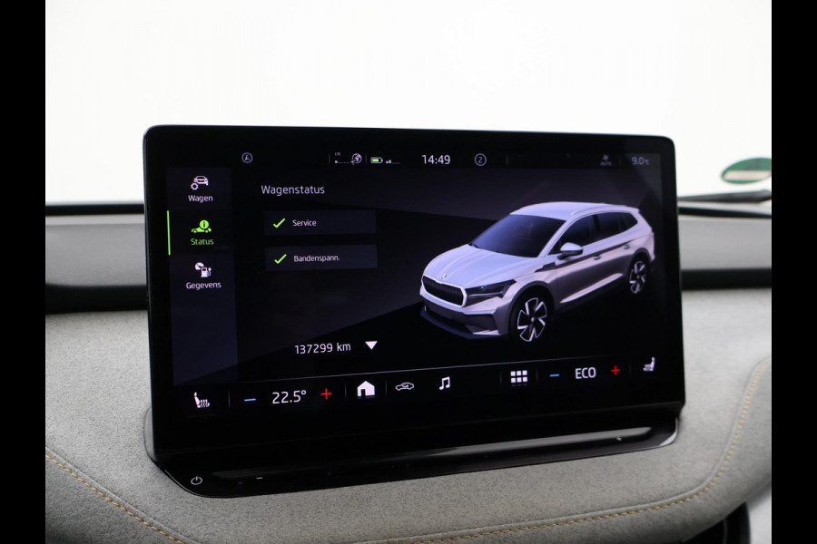 Škoda ENYAQ iV 80 + 360 CAMERA | ADAPTIVE CRUISE | TREKHAAK | SFEERVERLICHTING | CARPLAY | STUURVERW.