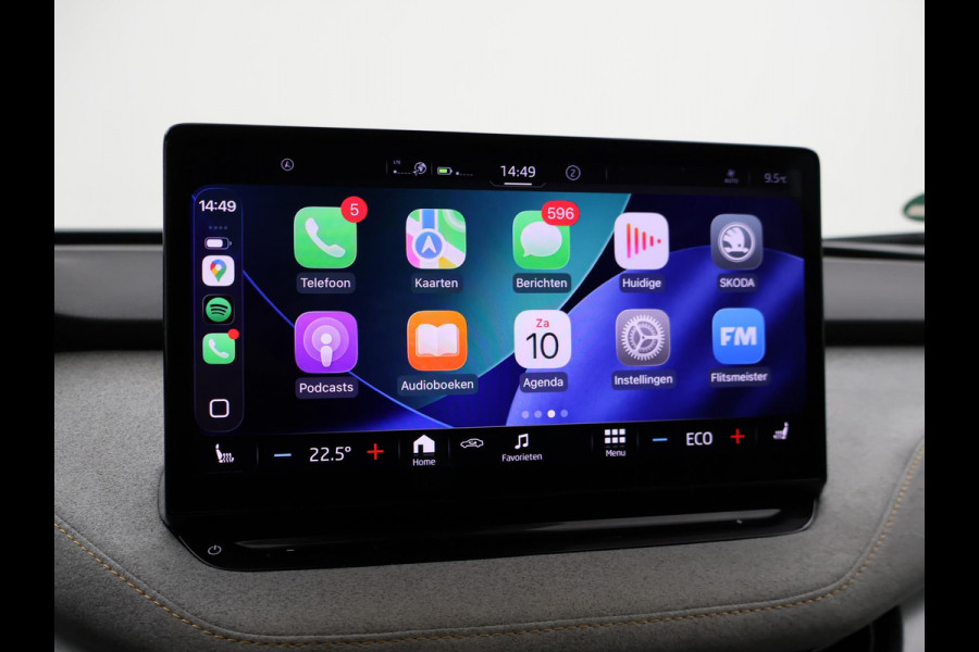 Škoda ENYAQ iV 80 + 360 CAMERA | ADAPTIVE CRUISE | TREKHAAK | SFEERVERLICHTING | CARPLAY | STUURVERW.