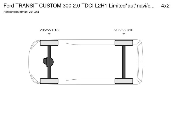 Ford Transit Custom 300 2.0 TDCI L2H1 Limited*aut*navi/camera