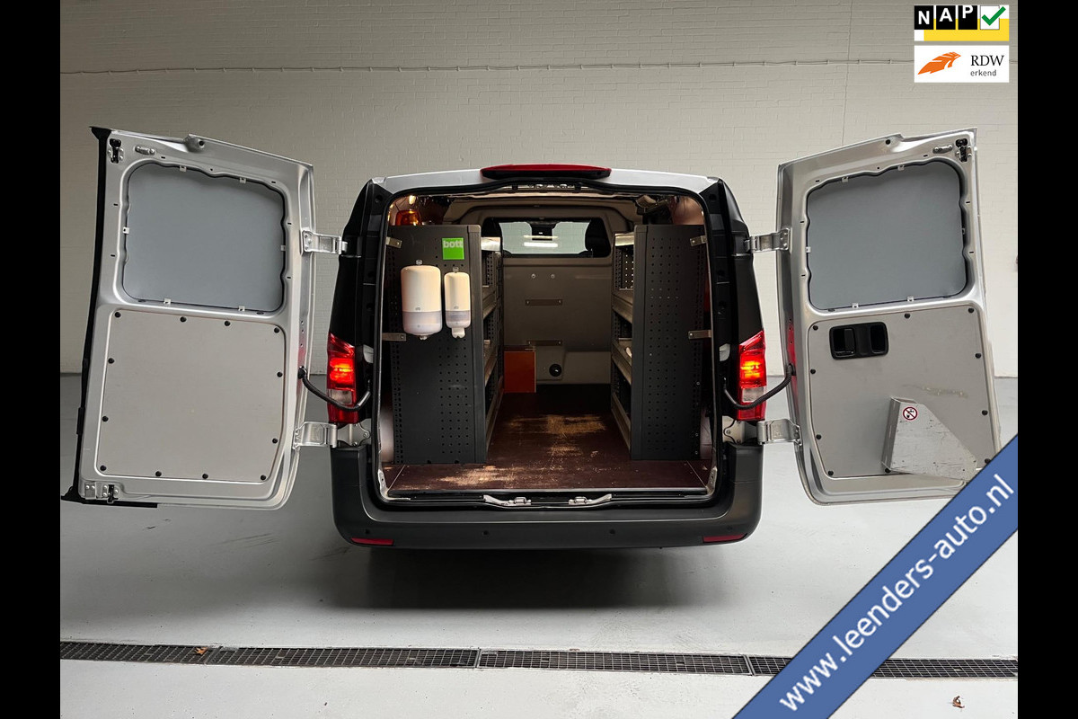 Mercedes-Benz Vito AUTOMAAT SERVICEWAGEN 114 CDI euro6 Lang, BOTT Kasten, Omvormer, Standkachel, Metallic lak, RIJKLAARPRIJS!