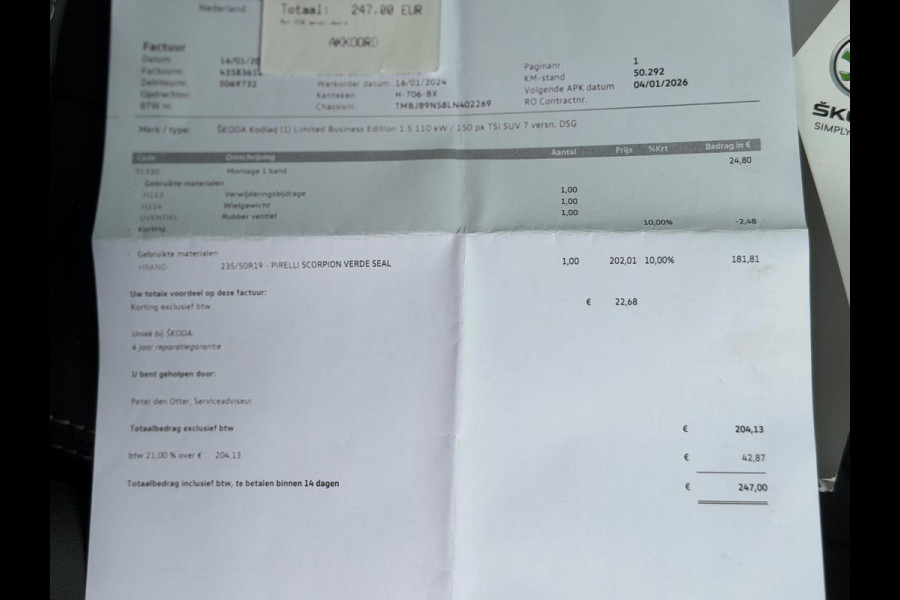 Škoda Kodiaq 1.5 TSI Limited Business Edition 2020 AUT PANO