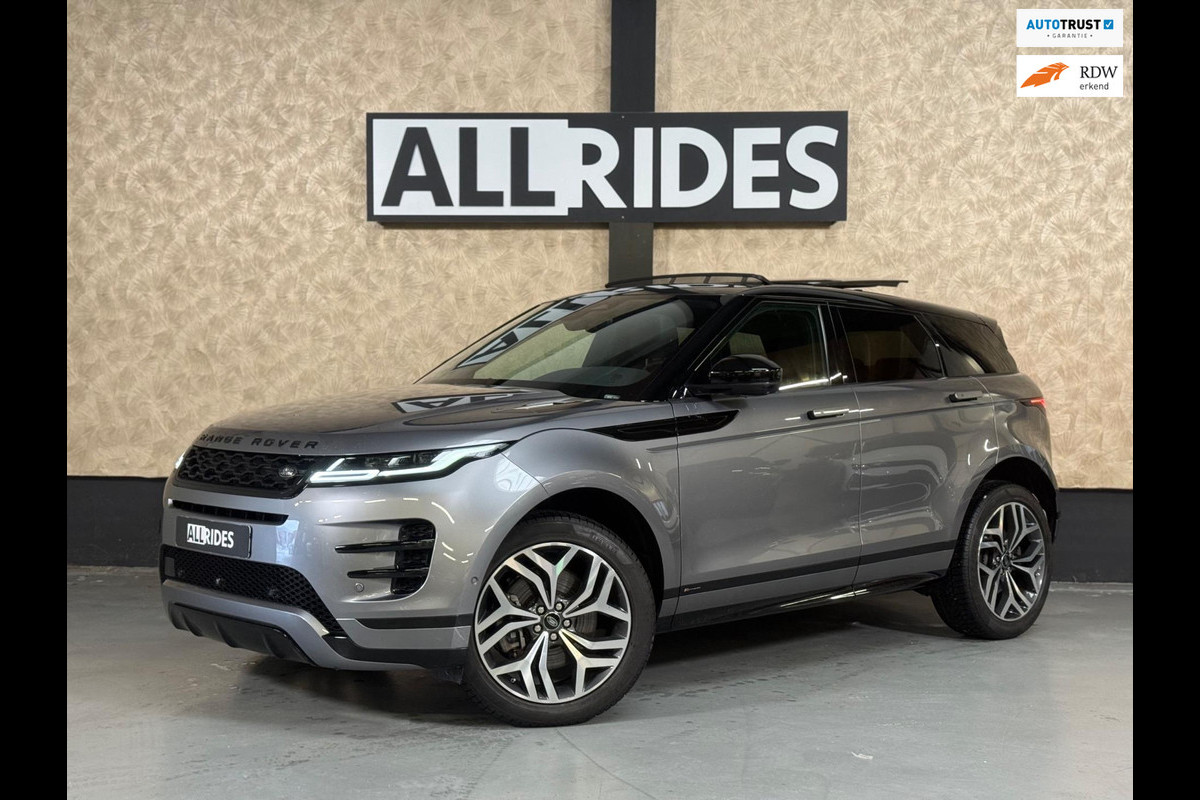 Land Rover Range Rover Evoque 2.0 P250 AWD R-Dynamic S | Pano | 20 inch | Keyless | Leer | 360 camera | Stoelverwarming | Carplay