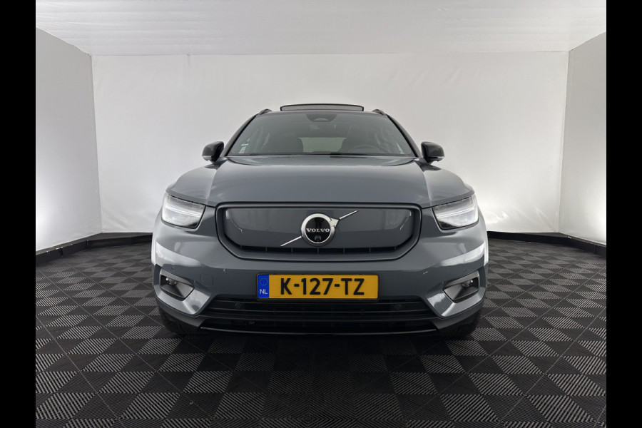 Volvo XC40 Recharge P8 AWD R-Design [ 3-Fase ] (INCL.BTW) Aut. *PANO | LEATHER-ALCANTARA | DIGI-COCKPIT | FULL-LED | HARMAN/KARDON | TOP-VIEW | CARPLAY | NAVI-FULLMAP | ECC | PDC | KEYLESS | HEATED-SPORTSEATS | BLIS | TOWBAR | 18''ALU*