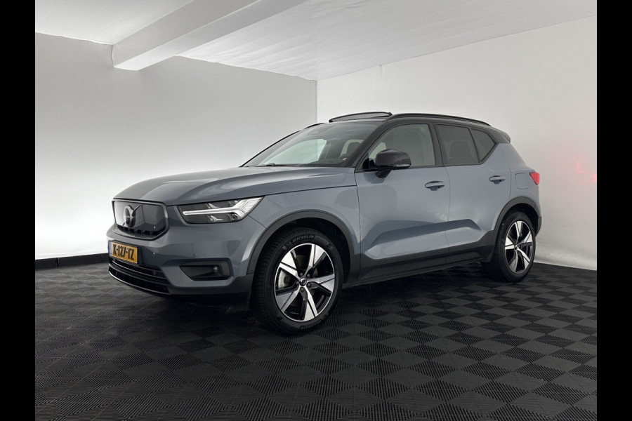 Volvo XC40 Recharge P8 AWD R-Design [ 3-Fase ] (INCL.BTW) Aut. *PANO | LEATHER-ALCANTARA | DIGI-COCKPIT | FULL-LED | HARMAN/KARDON | TOP-VIEW | CARPLAY | NAVI-FULLMAP | ECC | PDC | KEYLESS | HEATED-SPORTSEATS | BLIS | TOWBAR | 18''ALU*