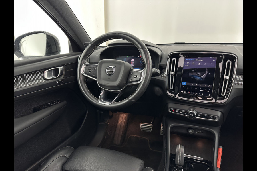 Volvo XC40 Recharge P8 AWD R-Design [ 3-Fase ] (INCL.BTW) Aut. *PANO | LEATHER-ALCANTARA | DIGI-COCKPIT | FULL-LED | HARMAN/KARDON | TOP-VIEW | CARPLAY | NAVI-FULLMAP | ECC | PDC | KEYLESS | HEATED-SPORTSEATS | BLIS | TOWBAR | 18''ALU*