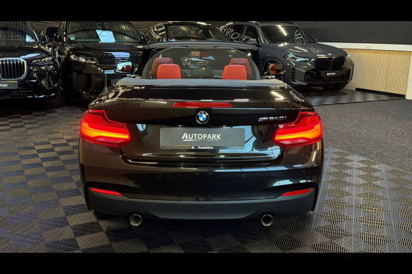 BMW 2 Serie Cabrio M240i High Executive|HARMAN KARDON|MEMORYSEATS|KEYLESS|CARPLAY|SFEERVERLICHT|SHADOWLINE|340PK|DEALERONDERHOUDEN