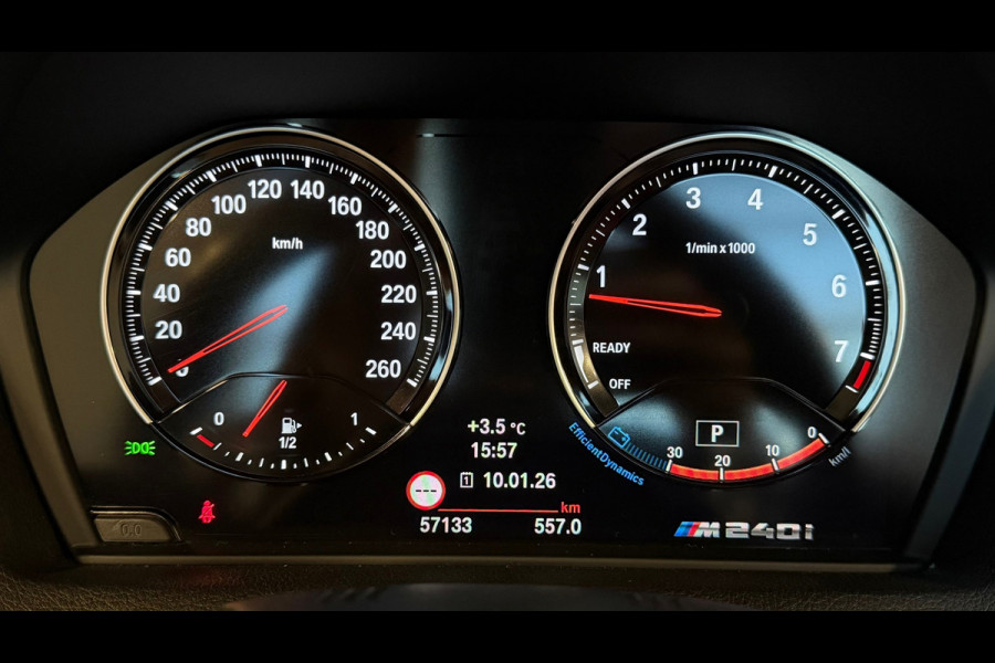 BMW 2 Serie Cabrio M240i High Executive|HARMAN KARDON|MEMORYSEATS|KEYLESS|CARPLAY|SFEERVERLICHT|SHADOWLINE|340PK|DEALERONDERHOUDEN