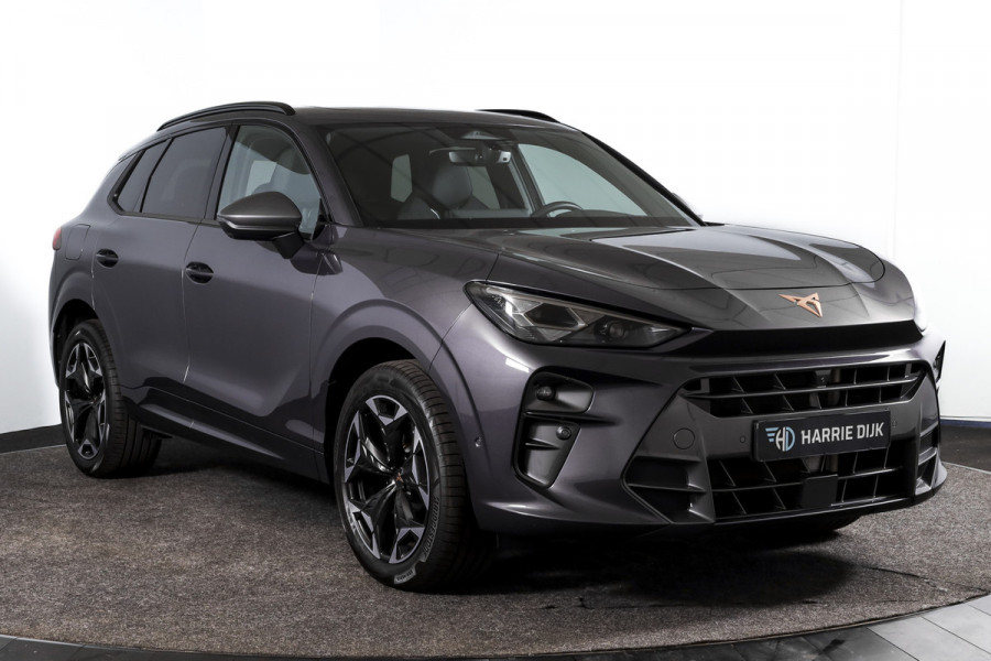 CUPRA Terramar 1.5 TSI e-Hybrid 272 PK VZ Performance | S/K-Panodak | Sennheiser Audio | Adapt. Cruise | Memory Stoel | Stoel-+Stuurverw. | PDC | 360 Camera | NAV + App. Connect | ECC | Elek. Klep | LM 19" | Dark Void lak | 5209