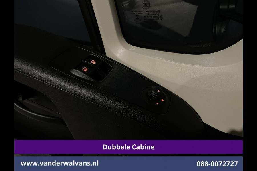 Peugeot Boxer 2.2 Blue HDi 140pk Pick up 7 Persoons Dubbele cabine open laadbak Euro6 Airco | 7-Zits | 3000kg trekvermogen