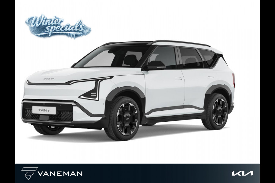 Kia EV5 GT-PlusLine 81.4 kWh | Cruise control adaptief met Stop&Go en stuurhulp | Zelf samenstellen |