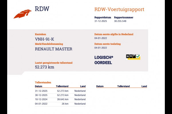 Renault Master T35 2.3 dCi 136pk Euro 6 L2H2 - Imperiaal - Trekhaak