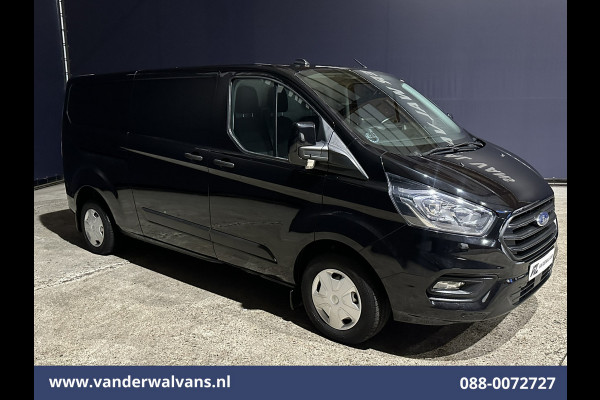 Ford Transit Custom 2.0 TDCI 131pk L2H1 Euro6 Airco | Navigatie | Apple Carplay | LED | Cruisecontrol | 2800kg Trekhaak Android Auto, Parkeersensoren, Bijrijdersbank