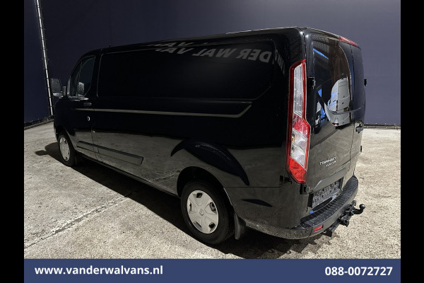 Ford Transit Custom 2.0 TDCI 131pk L2H1 Euro6 Airco | Navigatie | Apple Carplay | LED | Cruisecontrol | 2800kg Trekhaak Android Auto, Parkeersensoren, Bijrijdersbank