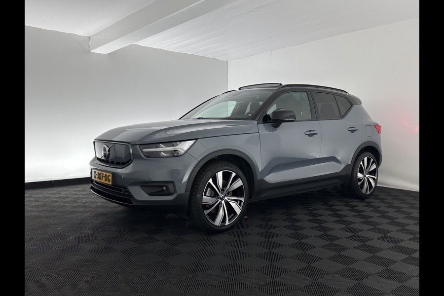 Volvo XC40 Recharge P8 AWD R-Design [ 3-Fase ] {SOH-90%} (INCL.BTW) Aut. *PANO | LEATHER-ALCANTARA | ADAPTIVE-CRUISE | DIGI-COCKPIT | FULL-LED | HARMAN/KARDON | TOP-VIEW | NAVI-FULLMAP | ECC | PDC | KEYLESS | HEATED-SPORTSEATS | TOWBAR | 20''ALU*