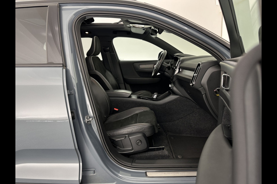 Volvo XC40 Recharge P8 AWD R-Design [ 3-Fase ] {SOH-90%} (INCL.BTW) Aut. *PANO | LEATHER-ALCANTARA | ADAPTIVE-CRUISE | DIGI-COCKPIT | FULL-LED | HARMAN/KARDON | TOP-VIEW | NAVI-FULLMAP | ECC | PDC | KEYLESS | HEATED-SPORTSEATS | TOWBAR | 20''ALU*