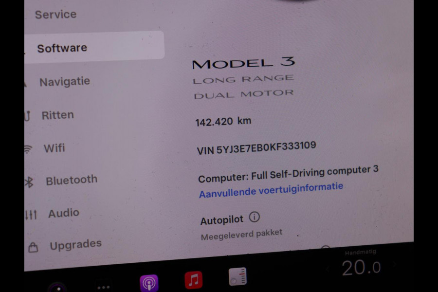 Tesla Model 3 Long Range AWD 75kWh | Panoramadak | Autopilot | Leder | Stoelverwarming | Full LED | Navigatie | Keyless | 18'' | Camera