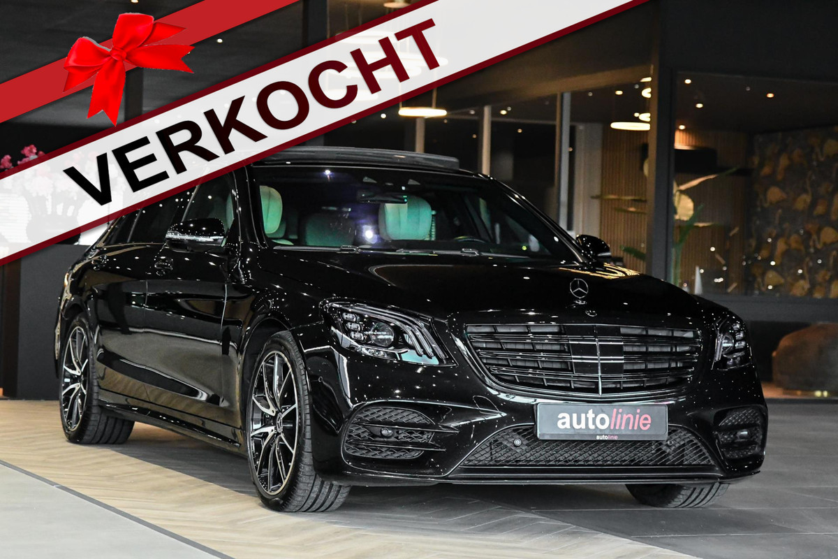 Mercedes-Benz S-Klasse 560 e AMG Lang. Burm High End, Massage, Koeling, Pano, Alcantara hemel, Softcl, HUD, Distro+, Memory, 360!