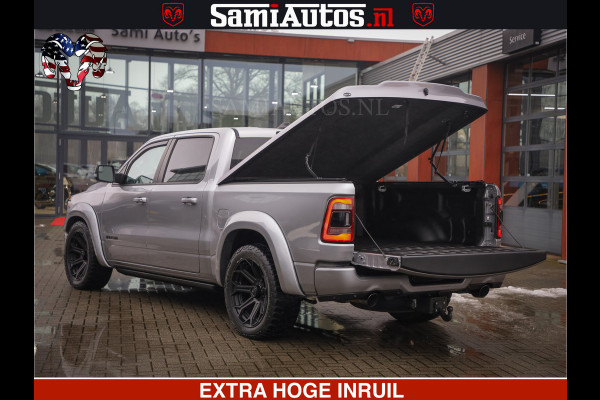 Dodge Ram HULK PACK | LIMITED SPORT | 5.7 V8 HEMI | FEUL WHEELS MAT BLACK | BOM VOL | CREW CAB 5 PERSOONS | DUBBELE CABINE DC | GRIJS KENTEKEN | SFEERVERLICHTING | HUD | LICHTVERING | PANODAK | FULL LED |