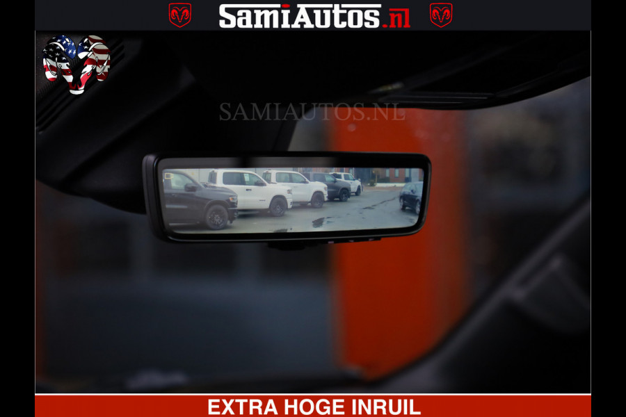 Dodge Ram HULK PACK | LIMITED SPORT | 5.7 V8 HEMI | FEUL WHEELS MAT BLACK | BOM VOL | CREW CAB 5 PERSOONS | DUBBELE CABINE DC | GRIJS KENTEKEN | SFEERVERLICHTING | HUD | LICHTVERING | PANODAK | FULL LED |